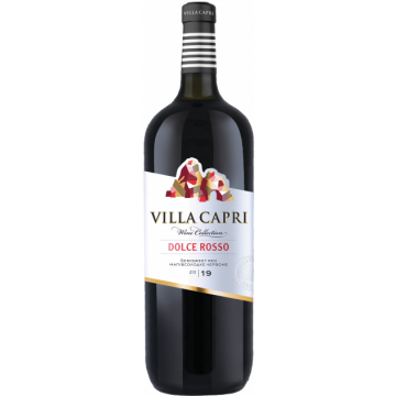 Вино Villa Capri Dolce Rosso красное полусладкое 1.5л 9-13% (PLK4820189292395)