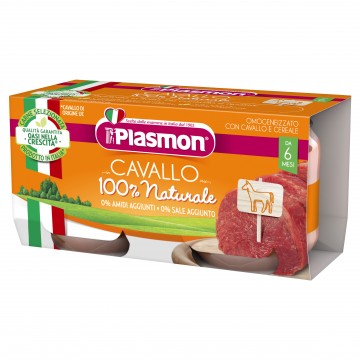 Пюре Plasmon Cavallo 100 % Naturale, 160 г