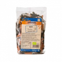 Рисовая лапша Naturata, органическая с томатами и шпинатом без глютена, 250 г