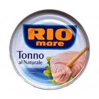 Морепродукты - Тунец Rio Mare al Naturale (в собственном соку), 80 г