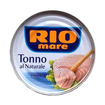 Морепродукты - Тунец Rio Mare al Naturale (в собственном соку), 80 г