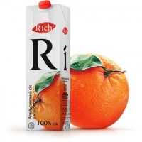 Безалкогольные напитки - Сок Rich Апельсин, 1 л