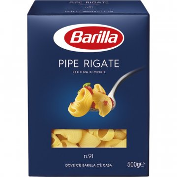 Макароны Barilla №91 Pipe Rigati, 500 г