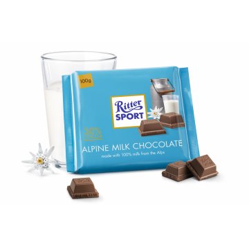 Шоколад - Шоколад Ritter Sport Alpen Milk Chocolate, 100 г