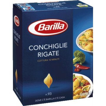Макаронні вироби - Макарони Barilla №93 Conchiglie Rigate, 500 гр