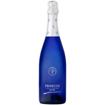 Вино игристое Val d'Oca Prosecco Doc Extra dry Blue Millesimato (сухое, белое) 0.75л (BDA1VN-SVD075-004)