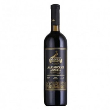 Вино Gocha Алазанская Долина красное полусладкое 0.75л 11-12% (PLK4860053011509)