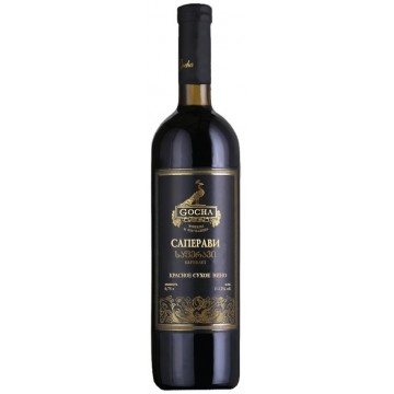 Вино Gocha Саперави красное сухое 0.75л 11-12% (PLK4860053011424)