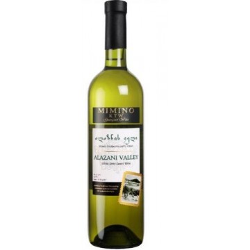 Вино Mimino Алазанская долина белое полусладкое 0.75л 11-12% (PLK4860013081474)