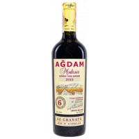 Вино виноградное Az-Granata АГДАМ красное сухое, 12-14%, 0.75л, лимитированное (TVZ4760081507657)