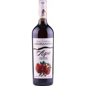 Вино гранатовое Az-Granata АГСУ полусухое, 10-12%, 0.75л (TVZ4760081507893)