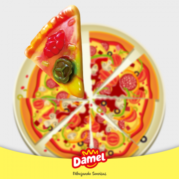 Жевательные Конфеты Damel Pizzas (100 г)