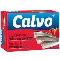 Морепродукты - Сардины Calvo в томатном соусе (120 г)
