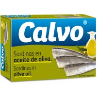 Морепродукты - Сардины Calvo в оливковом масле (120 г)