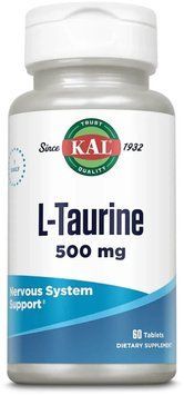 KAL L-Taurine 500mg - 60 tablets 1461268 фото