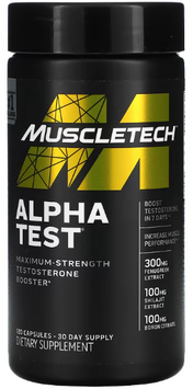 Бустер тестостерона MuscleTech Alpha Test 120caps / 60 servings 1032651 фото