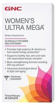 GNC Women's Ultra Mega Energy and Metabolism 90 caps 382298 фото