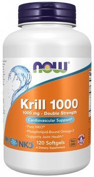 Now Foods Krill Oil 1000mg - 120 softgels 1481335 фото