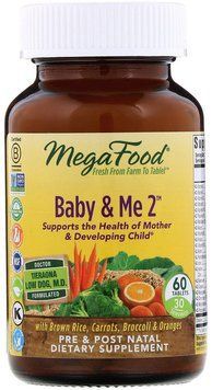 MegaFood Baby & Me 2 /30 servings/ 60 Tabs (MGF-10314) 590160 фото
