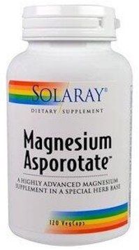 Solaray Magnesium Asporotate, 120 VegCaps (SOR-04621) 661714 фото