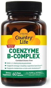 Country Life Coenzyme B-Complex 60 Vegan Caps Коензим В-комплекс 533263 фото