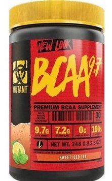 Амінокислота для спорту Mutant BCAA 9.7 348 g / 30 servings / Sweet Iced Tea 690170 фото