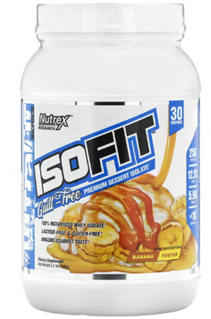 Протеин Nutrex Isoﬁt 990 g / 30 servings / Banana 1135840 фото