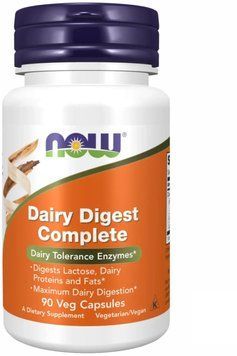 Now Foods Dairy Digest Complete - 90 Veg Capsules 1454342 фото