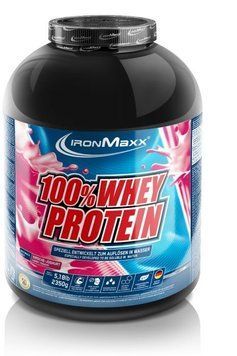 IronMaxx 100% Whey Protein 2350 g /47 servings/ Cherry Yogurt 667481 фото