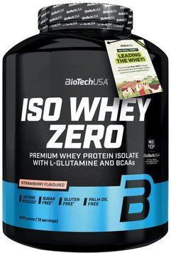 BiotechUSA Iso Whey Zero 1816 g Strawberry 1478353 фото