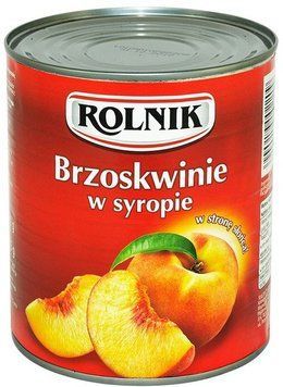 Персики половинками в сиропе Rolnik 820 г (5900919002209) 1146023 фото