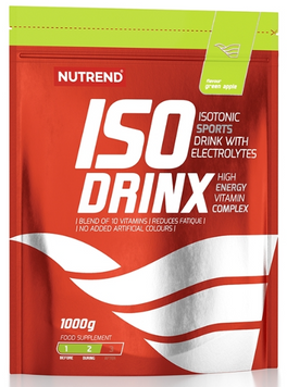Ізотонік Nutrend ISODRINX 1000 g / 28 servings / green apple 1101899 фото