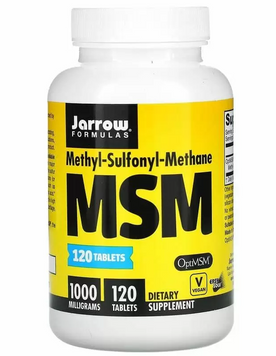Jarrow Formulas MSM 1000 mg 120 таблеток 915512 фото