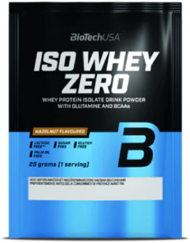Протеин BioTechUSA Iso Whey Zero 25 g /sample/ Hazelnut 381313 фото