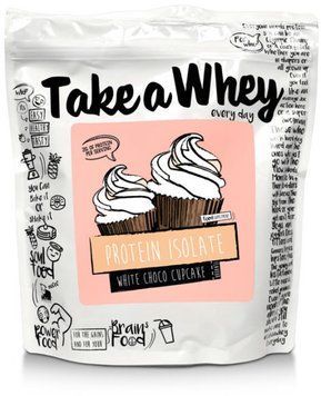 Протеин Take-a-Whey Protein Isolate 900 g /32 servings/ White Chocolate Cupacake 510506 фото