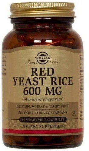Solgar Red Yeast Rice Vegetable 60 Capsules 500330 фото