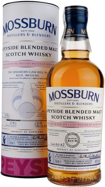 Виски Mossburn Speyside Blended Malt Scotch Whisky, 46% 0.7л (MAR5060033847107) 1150898 фото