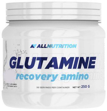 Амінокислота для спорту All Nutrition Glutamine Recovery Amino 250 g / 50 servings / Orange 663865 фото