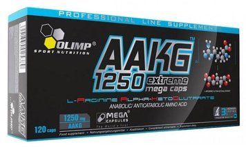 Амінокислота для спорту Olimp AAKG 1250 Extreme Mega Caps 120 caps 383051 фото