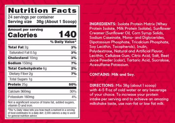 Протеин BSN Syntha-6 Isolate 912 g / 24 servings / Strawberry Milkshake 573366 фото