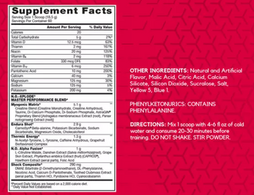 Передтренувальний комплекс BSN N.O.-XPLODE 555 g / 30 servings / Green Apple 507113 фото