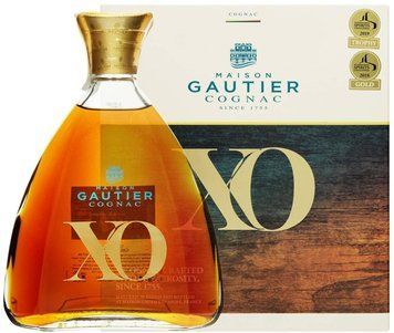 Коньяк Gautier XO 40% 0.7 л у подарунковій упаковці (FSH_3269555551772) 1360386 фото