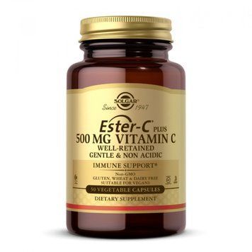 Solgar Ester-C Plus 500 mg Vitamin C - 50 vcaps 1471819 фото