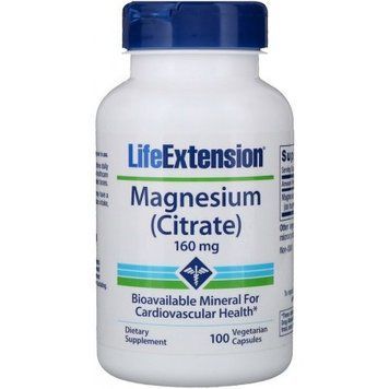 Life Extension Magnesium (Citrate) 160 mg 100 Veggie Caps Цитрат магния 534605 фото