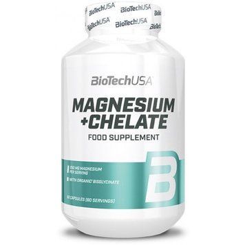 BioTechUSA Magnesium+Chelate 60 Capsules 689404 фото