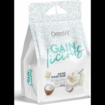 Гейнер OstroVit Delicious GAINER 4500 g / 45 servings / white chocolate - coconut 1073998 фото