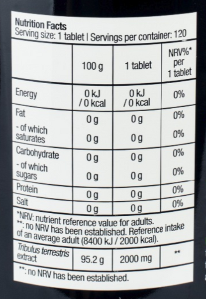 BioTechUSA Tribooster 120 таблеток (Биотеч Трибустер) 386792 фото