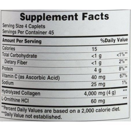 Puritan's Pride Hydrolyzed Collagen 1000 mg 180 caps 442742 фото