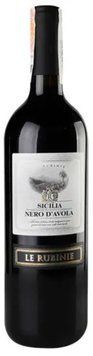 Вино Le Rubinie Nero D'Avola Sicilia DOC, 0.75 л (АLR13710) 1201749 фото