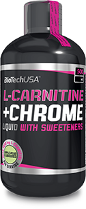 Жиросжигатель BioTechUSA L-Carnitine+Chrome 500 ml /33 servings/ Grapefruit 381129 фото